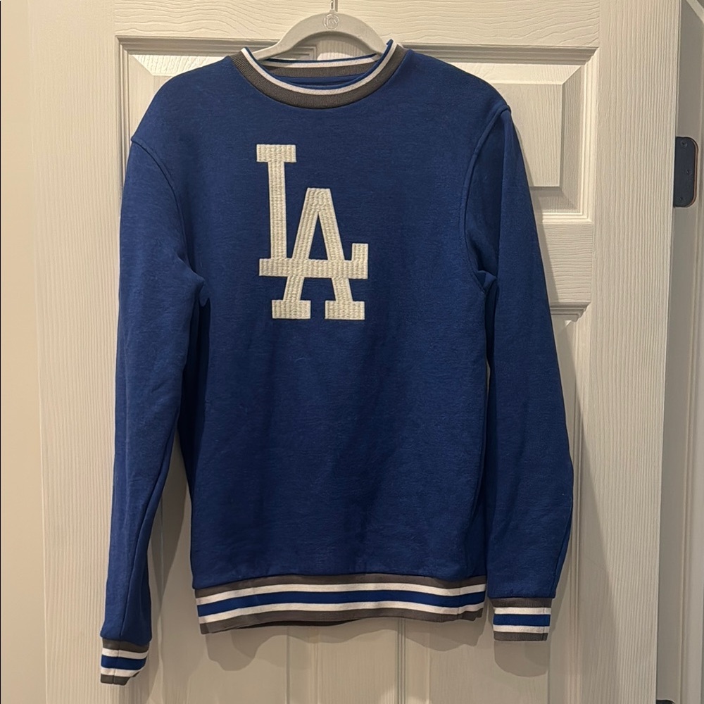 New Era Blue and Gray Sweatshirt
